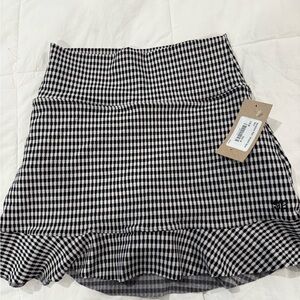 ALBION FIT - Black and White Bikini Skirt